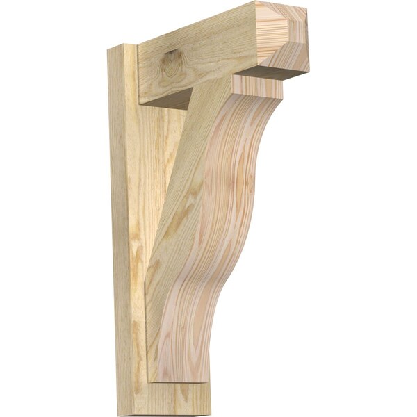 Ekena Millwork Funston Rough Sawn Craftsman Outlooker, Douglas Fir, 6"W x 16"D x 24"H OUT06X16X24FST04RDF - main